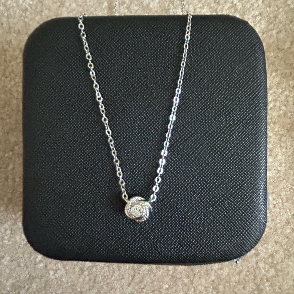 Kate Spade Infinity And Beyond Knot Mini Pendant Necklace